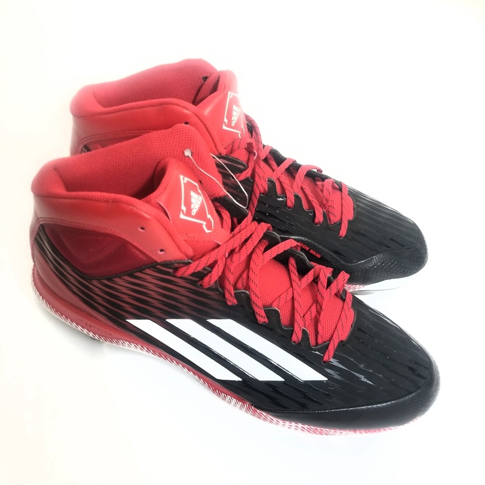 New Adidas Litestrike black baseball cleats Size 15